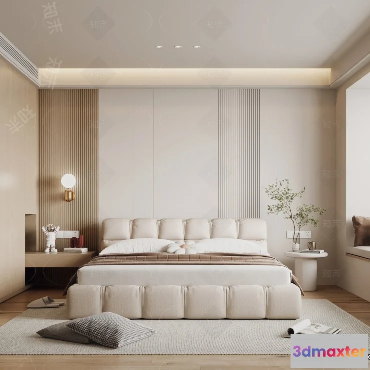 1365607 - Bedroom - 3D Interior Scenes - Modern Style - 3D Models - 204 3D Max