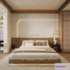 1366005 - Bedroom 3D Interior Scene Model - Wabi Sabi Style - 079 3D Max