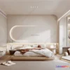1366070 - Bedroom 3D Interior Scene Model - Wabi Sabi Style - 080 3D Max