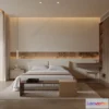 1368112 - Bedroom 3D Interior Scene Model - Wabi Sabi Style - 109 3D Max