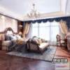 1368744 - Bedroom 3D Interior Scene Model - European Style - 005 3D Max