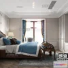 1369362 - Bedroom 3D Interior Scene Model - European Style - 014 3D Max