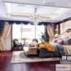 1369572 - Bedroom 3D Interior Scene Model - European Style - 017 3D Max