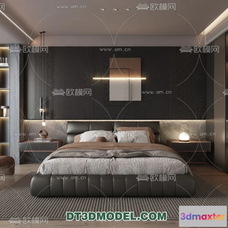 1369801 - Bedroom - Italian Style - Interior 3D Scene - 002 3D Max