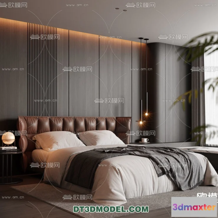 1370002 - Bedroom - Italian Style - Interior 3D Scene - 005 3D Max