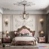 1370638 - Bedroom 3D Interior Scene Model - European Style - 033 3D Max