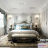 1370706 - Bedroom 3D Interior Scene Model - European Style - 034 3D Max