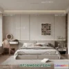 1371129 - Bedroom - Italian Style - Interior 3D Scene - 022 3D Max