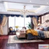 1371237 - Bedroom 3D Interior Scene Model - European Style - 041 3D Max