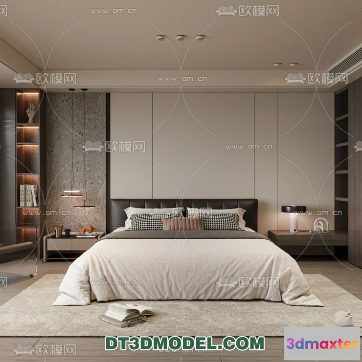1371252 - Bedroom - Italian Style - Interior 3D Scene - 024 3D Max