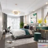 1371455 - Bedroom - Modern Style Interior 3D Scenes - 020 3D Max