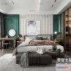 1371521 - Bedroom - Modern Style Interior 3D Scenes - 021 3D Max