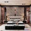 1371691 - Bedroom - 3D Interior Scene - Italian Style - 009 3D Max