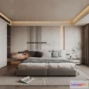 1371885 - Bedroom - 3D Interior Scene - Italian Style - 012 3D Max