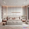 1372694 - Bedroom - 3D Interior Scene - Italian Style - 024 3D Max