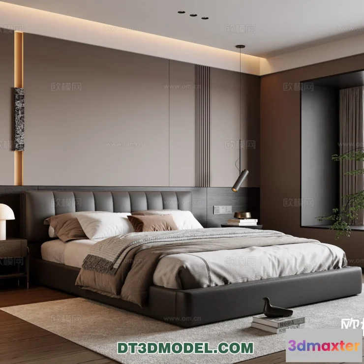 1373570 - Bedroom - Italian Style - Interior 3D Scene - 059 3D Max