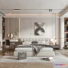 1373596 - Bedroom - 3D Interior Scene - Italian Style - 038 3D Max