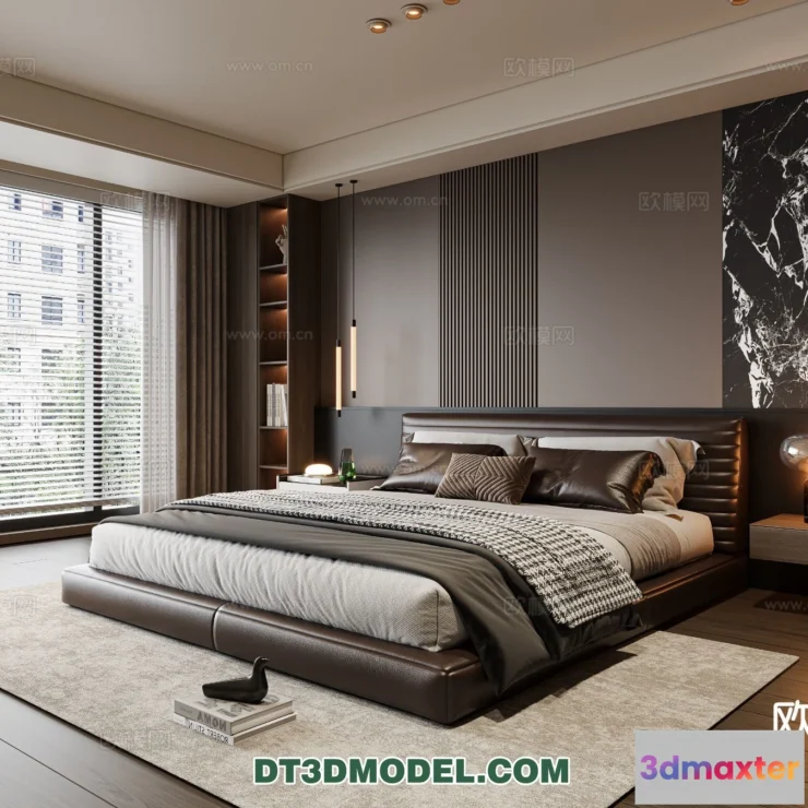 1374956 - Bedroom - Italian Style - Interior 3D Scene - 080 3D Max