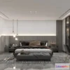 1380751 - Bedroom - Minimalist Style - 3D Interior Scene - 013 3D Max