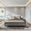 1380777 - Bedroom - Modern Style Interior 3D Scenes - 085 3D Max