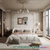 1381480 - Bedroom - France Style - Interior 3D Scene - 059 3D Max