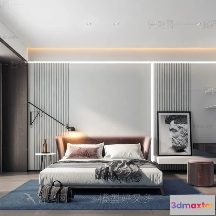 1381817 - Bedroom - Modern Style Interior 3D Scenes - 101 3D Max