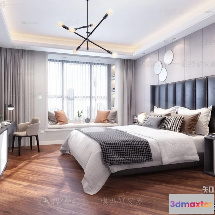 1383667 - Bedroom - 3D Interior Scene - Luxury Style - 022 3D Max