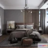 1384237 - Bedroom - Minimalist Style - 3D Interior Scene - 065 3D Max
