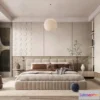 1385192 - Bedroom - 3D Interior Scenes - Modern Style - 3D Models - 005 3D Max