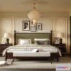 1387130 - Bedroom - 3D Interior Scene - French Style - 005 3D Max