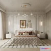 1387256 - Bedroom - 3D Interior Scene - French Style - 007 3D Max