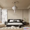 1387326 - Bedroom - 3D Interior Scene - French Style - 008 3D Max