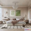 1387664 - Bedroom - 3D Interior Scene - French Style - 013 3D Max