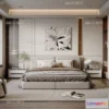 1387864 - Bedroom - 3D Interior Scenes - Modern Style - 3D Models - 046 3D Max