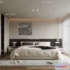 1388333 - Bedroom - 3D Interior Scenes - Modern Style - 3D Models - 053 3D Max