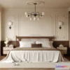 1389576 - Bedroom - 3D Interior Scene - French Style - 042 3D Max