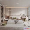 1389777 - Bedroom - 3D Interior Scenes - Modern Style - 3D Models - 075 3D Max