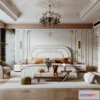 1389974 - Bedroom - 3D Interior Scene - French Style - 048 3D Max