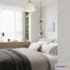 1390571 - Bedroom - 3D Interior Scenes - Modern Style - 3D Models - 087 3D Max