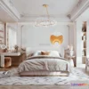 1390891 - Bedroom - 3D Interior Scene - French Style - 062 3D Max