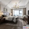 1391287 - Bedroom 3D Interior Scene - American Style - 007 3D Max