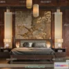 1514722 - Bedroom - Chinese Style - 3D Model For Interior Design - 531 3D Max
