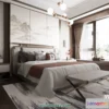 1514888 - Bedroom - Chinese Style - 3D Model For Interior Design - 614 3D Max