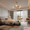 1514908 - Bedroom - Chinese Style - 3D Model For Interior Design - 624 3D Max
