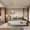 1514968 - Bedroom - Chinese Style - 3D Model For Interior Design - 654 3D Max