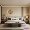 1515000 - Bedroom - Chinese Style - 3D Model For Interior Design - 670 3D Max