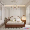1570638 - 3D Scene of France Style Bedroom - 3D Model - 045 3D Max