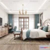 1570774 - Europe Style Interior 3D Blocks - Bedroom 3D Model - 232 3D Max