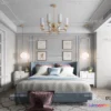 1570800 - Europe Style Interior 3D Blocks - Bedroom 3D Model - 245 3D Max