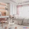 1570840 - Europe Style Interior 3D Blocks - Bedroom 3D Model - 265 3D Max